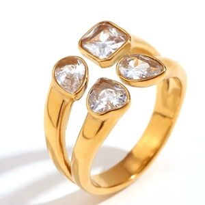 NEW ✨Elegant Gold Ring
Stainless Steel